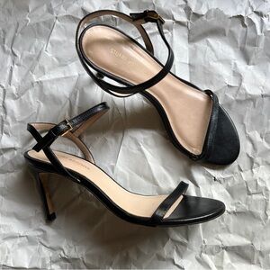 Stuart Weitzman Black Strappy Heels